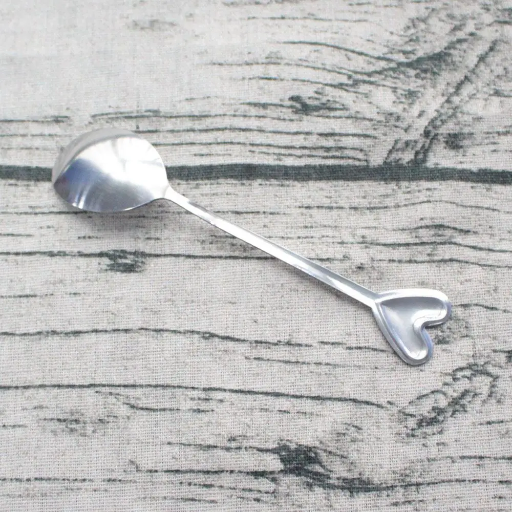 В форме сердца любви Кофе мерная чайная ложка Sporks для свадебной съемки