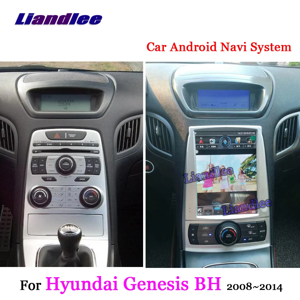 Liandlee Android для hyundai Genesis Coupe BH 2008~ стерео радио Carplay парковочная камера ТВ BT gps Navi навигация Мультимедиа