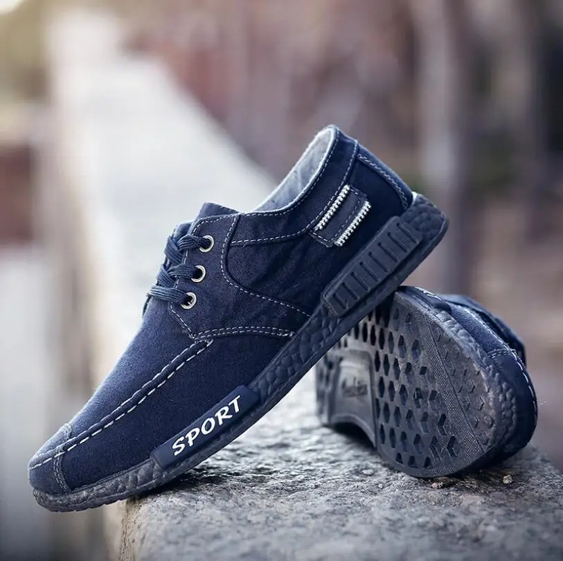 Мужская повседневная обувь парусиновая для мужчин Chaussure Homme сезон осень-зима
