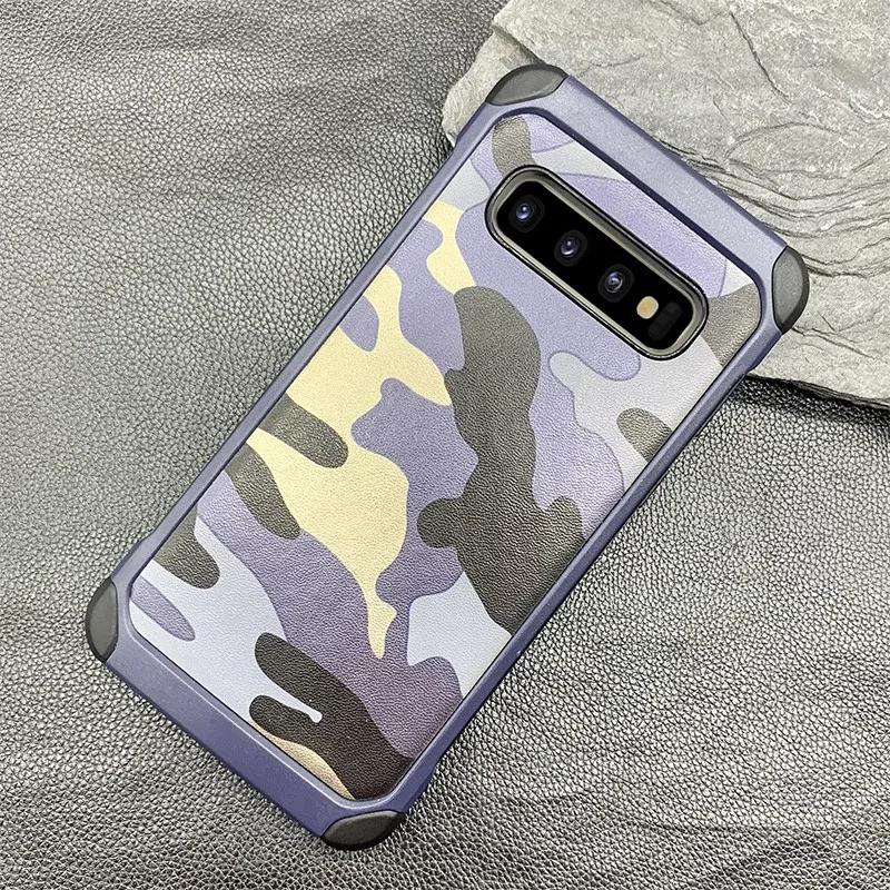 Для Samsung S7 Чехол ударопрочный ТПУ и Жесткий ПК камуфляж Броня чехол для Galaxy Edge S8 S9