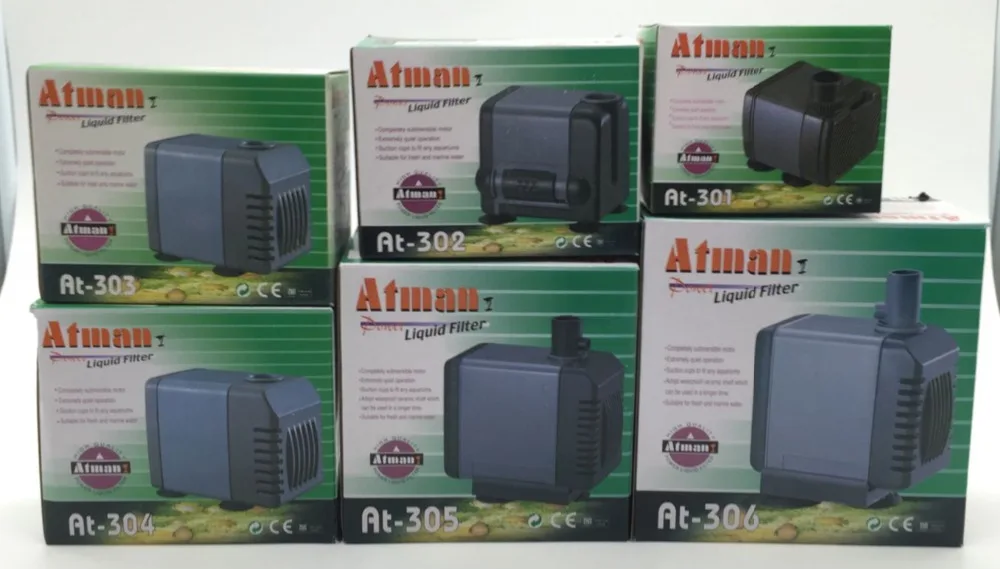 Атман AT 301 302 303 304 305 306 аквариумный водяной насос 220V аквариумным насосом