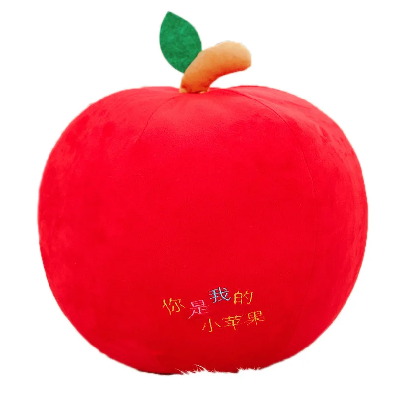 Мягкие игрушки для фруктов подушка рождественского мира плюшевые apple подарок