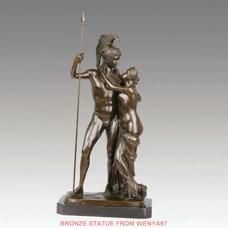 Скульптура в стиле арт деко для солдат и Женская Бронзовая статуя|statue woman|soldier