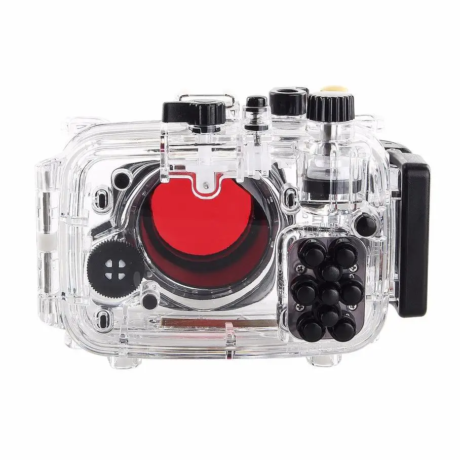 40 м 130 футов Водонепроницаемый подводный корпус чехол для дайвинга Sony DSC RX100 III M3 + 67