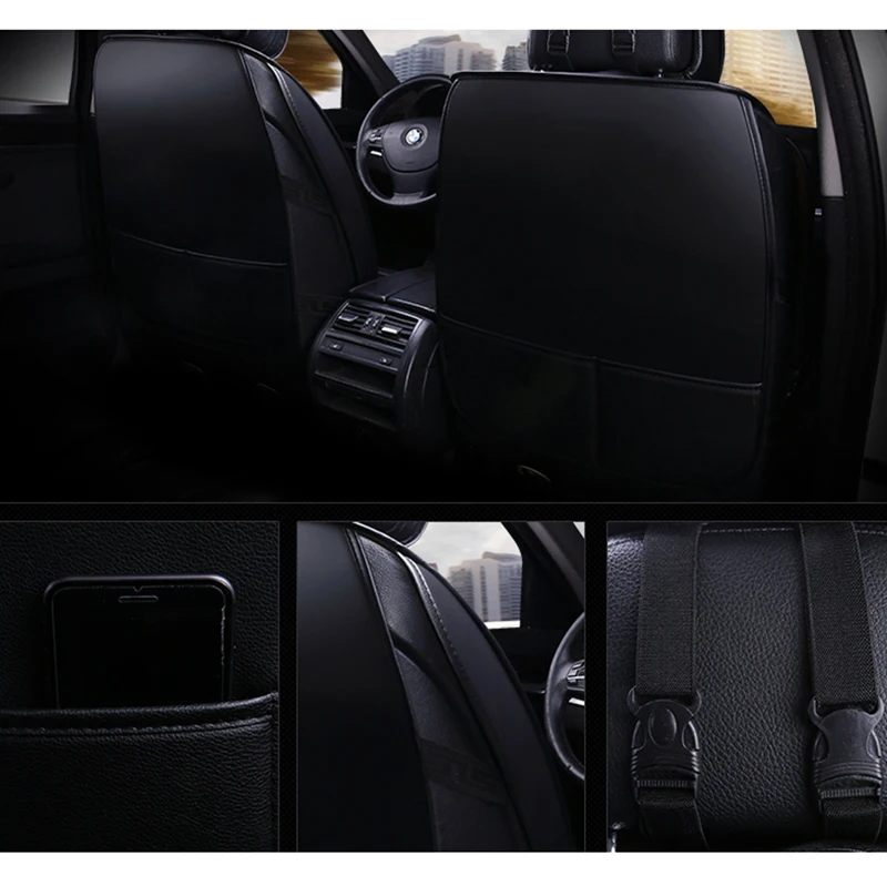 Универсальный кожаный чехол для автомобильного сиденья WLMWL для всех моделей Toyota: rav4, wish, land cruiser, vitz, mark, auris, prius, camry, corolla.