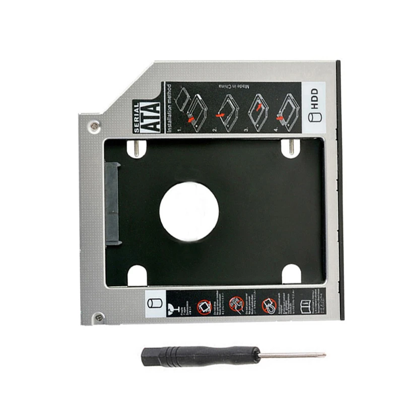 12,7 мм SATA 2nd SSD HDD Caddy для Toshiba C675-s7200 Satellite Pro S500 Tecra A11 M11 S10, жесткий диск Caddy