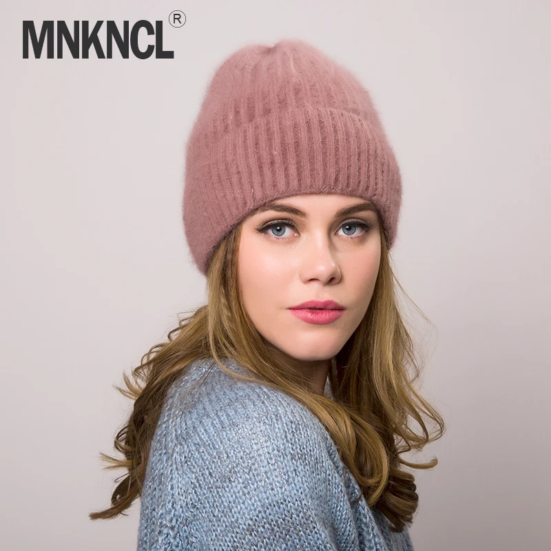 MNKNCL новинка 2018 вязаные шерстяные шапки для осенне зимнего сезона шапка женщин