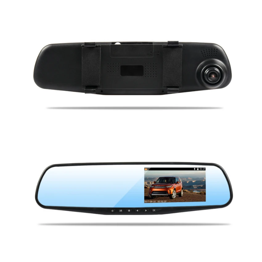 LiisLee HD 1080P Автомобильный видеорегистратор зеркало 4 3 дюймов для TOYOTA Camry Авто