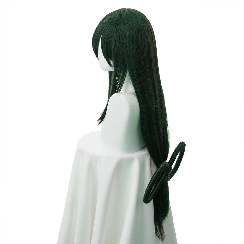 Academy Tsuyu Asui косплей парик Academy для женщин длинные зеленые синтетические волосы на Хэллоуин вечерние+ парик