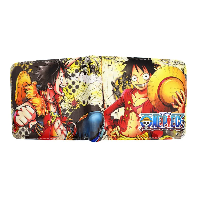 PU короткий кошелек цельный Luffy Law Ace аниме-кошелек для молодых с держатель для карт кошелек для монет - Цвет: YM121113