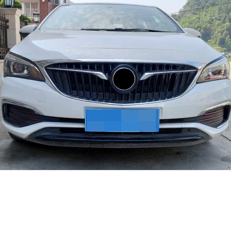 Lsrtw2017 нержавеющая сталь автомобиля Foglight полоски-накладки планки автомобильные аксессуары для Opel Astra K - Название цвета: red