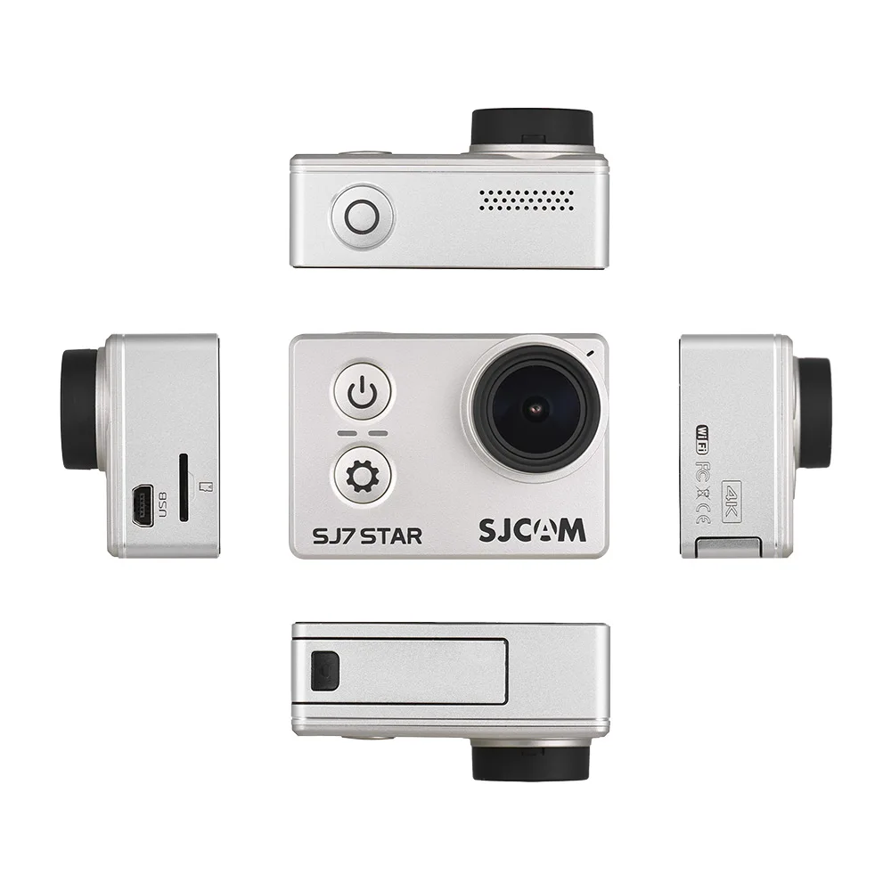 SJCAM SJ7 STAR 4 K/30FPS Wi-Fi экшн-Камера с 2-дюймовым Сенсорный экран дистанционного Управление Спортивная водоотталкивающая Камера GoPro для стабилизации гироскопа Водонепроницаемый