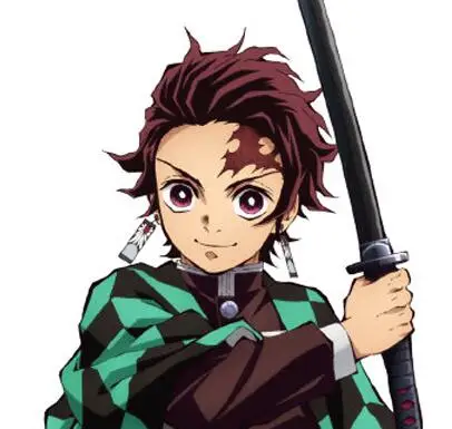Demon Slayer: Kimetsu no Yaiba Tanjiro Kamado короткие Каштан коричневый термостойкие волосы косплей костюм парик+ парик шапка