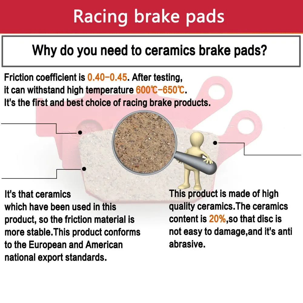 Мотоциклетные керамические передние и задние тормозные колодки для BMW F700 GS F700GS 2011