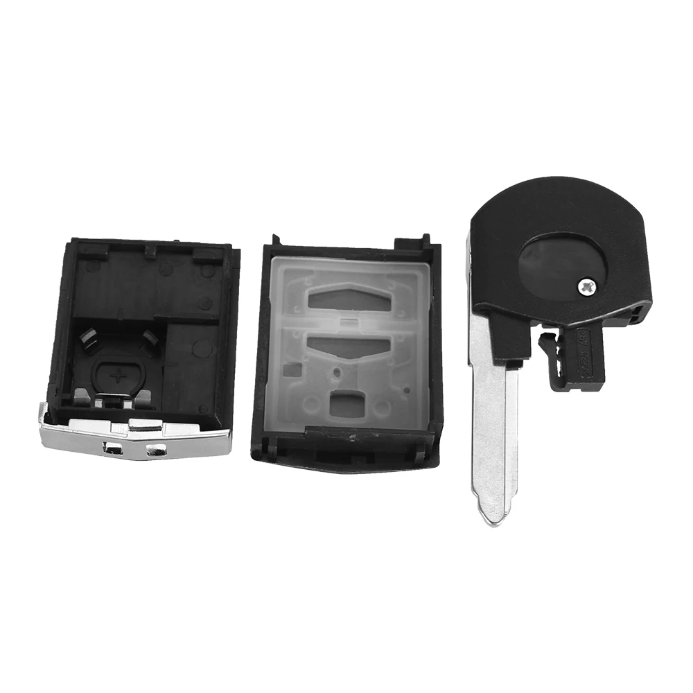 Автомобильный откидной складной дистанционный ключ с 3 кнопками брелок для Mazda 2 5