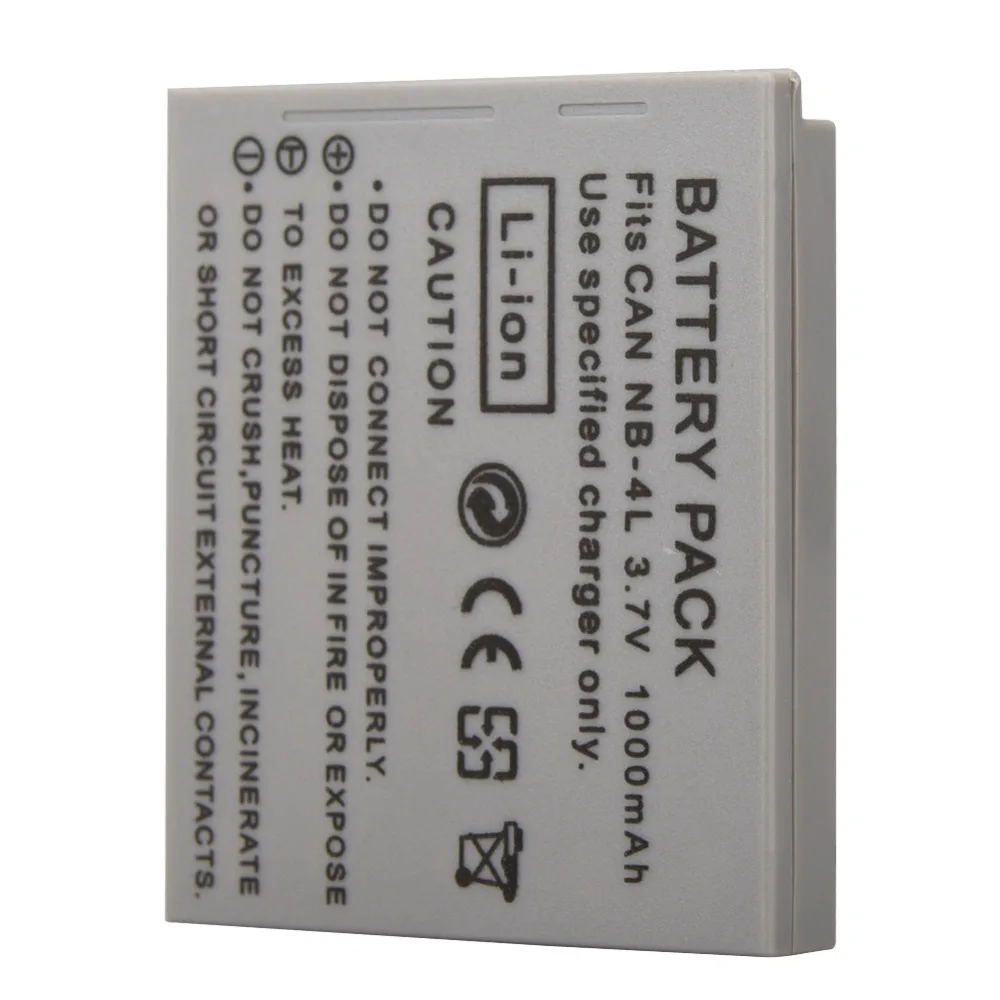 Аккумулятор для Canon IXUS 30 40 50 55 60 65 80 1000 I20 100 110 115 120 IS 130 117 220 225 230 HS SD780 S 255 мАч|battery for
