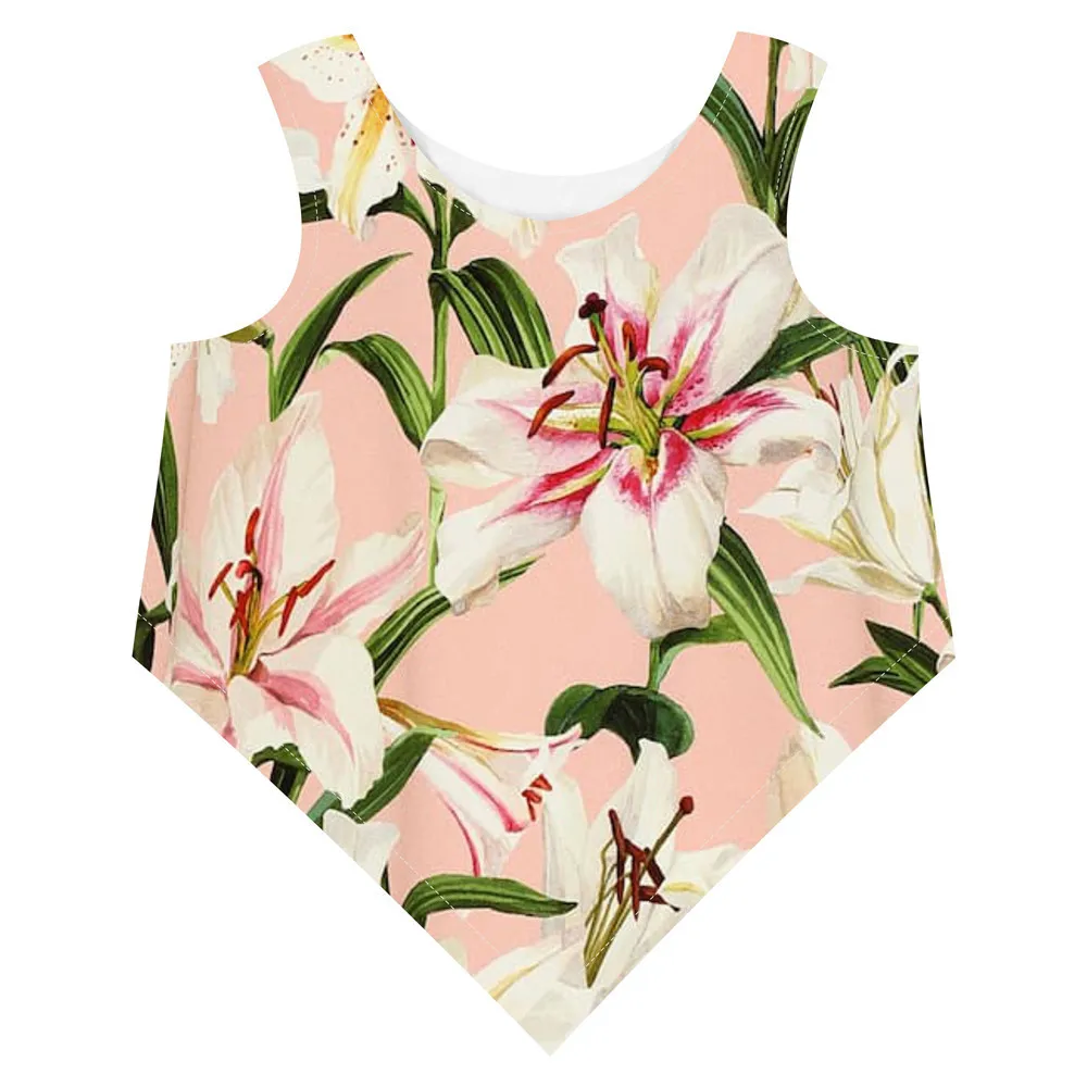 Детский брендовый топ с принтом стильная треугольная футболка для девочек