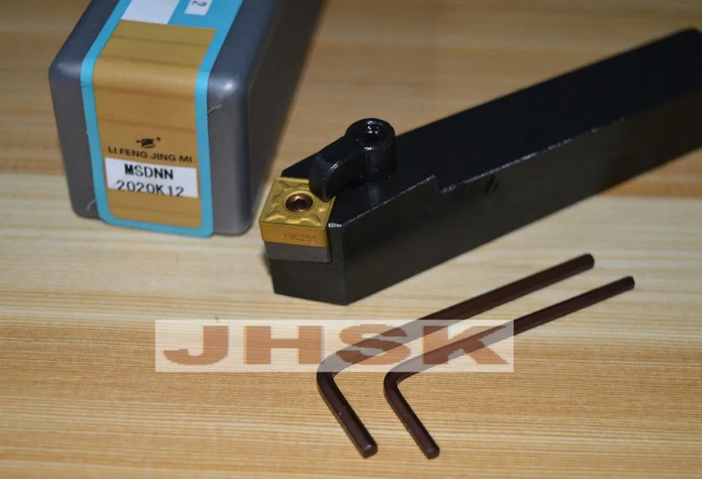 

MSDNN2020K12 20x125L Lathe Index External Turning Tool Holder + SNMG120408 Buy two more discounts