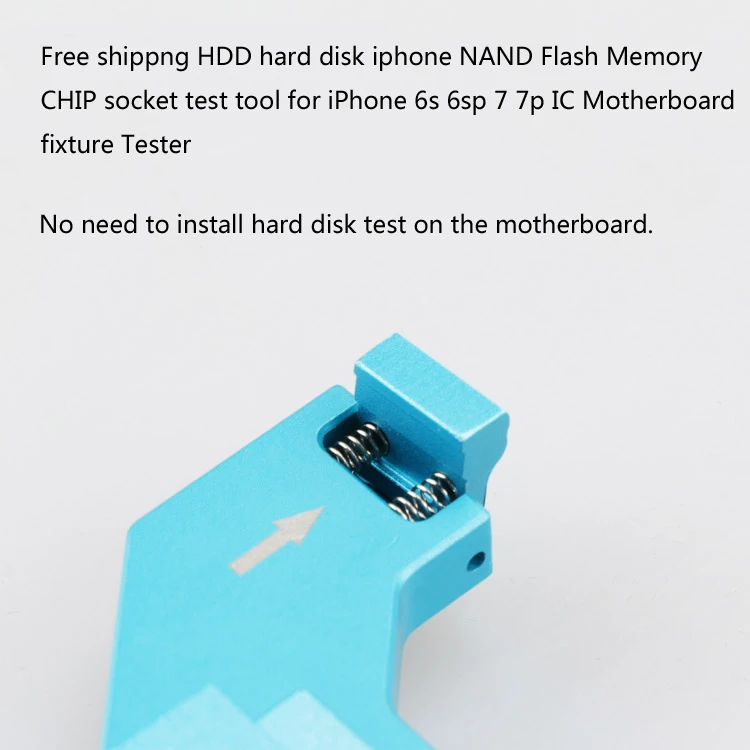 HDD жесткий диск iphone NAND флэш-память Чип Разъем тест инструмент для iphone 6s 6s p 7 7p IC материнская плата приспособление тест er