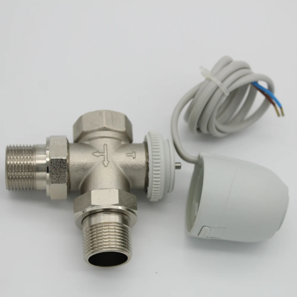 230 В нормально открытый закрытый электрический тепловой привод для подогрева