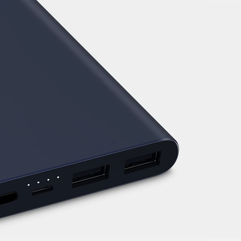 Внешний аккумулятор Xiaomi Mi Power Bank 2i 10000 мАч 18 Вт быстрая зарядка PLM09ZM с двумя