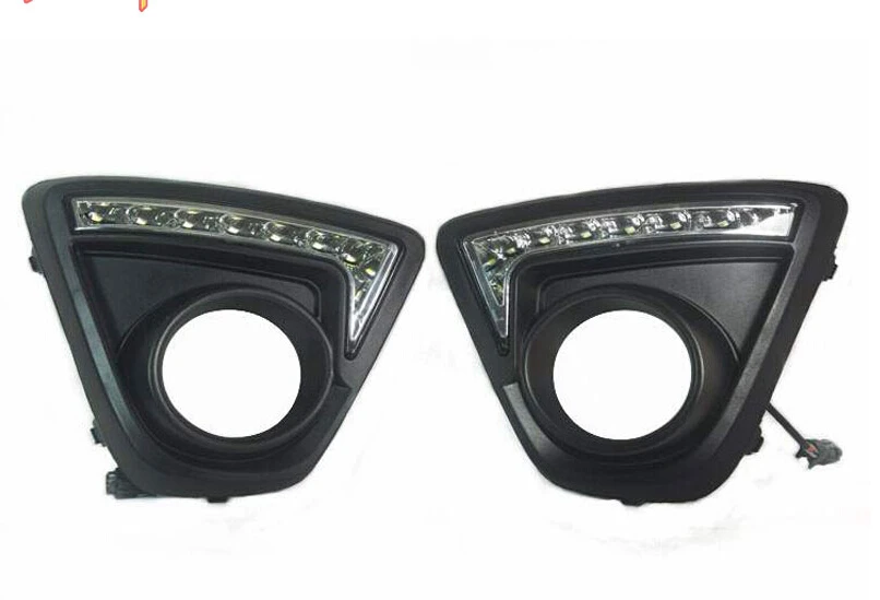 Бесплатная доставка светодиодный ные Автомобильные дневные ходовые огни DRL с