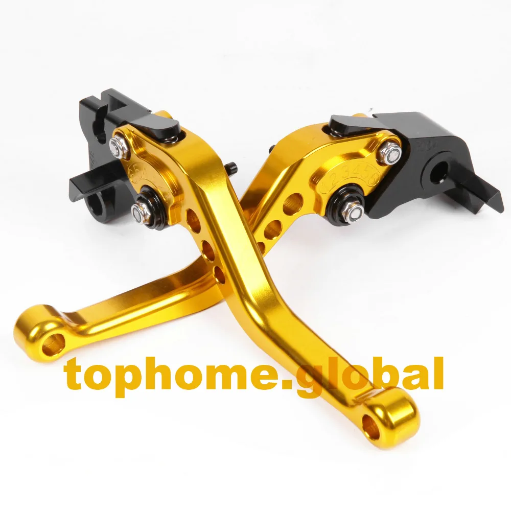 

For Suzuki GSF600 Bandit 1995 - 1999 Short CNC Clutch Brake Levers Gold Bandit 600 1996 1997 1998