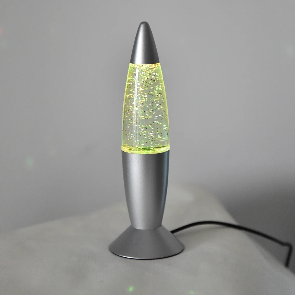 1 шт. 3 цвета лава лампа со шнуром ракета USB RGB lсветодио дный ava лампа Изменение светодиодный Блеск ночник украшения