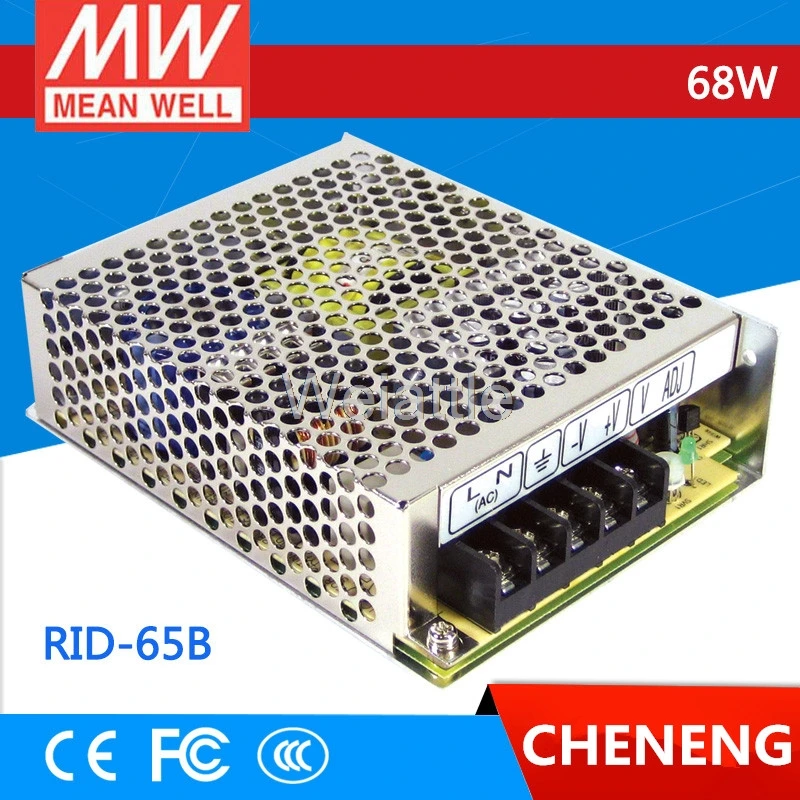 

MEAN WELL оригинальный RID-65B meanwell rid-65 68 Вт двойной выходной импульсный источник питания
