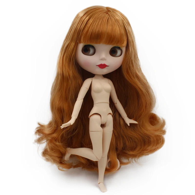 Шарнирная кукла Blyth, Neo Blyth кукла Обнаженная Заказная матовое лицо куклы можно изменить макияж и платье DIY, 1/6 шарнирные куклы NO48