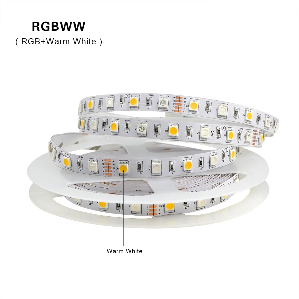 Светодиодная лента 5050 SMD 11 цветов 5 м 12 В RGB RGBW RGBWW водонепроницаемая Декоративная