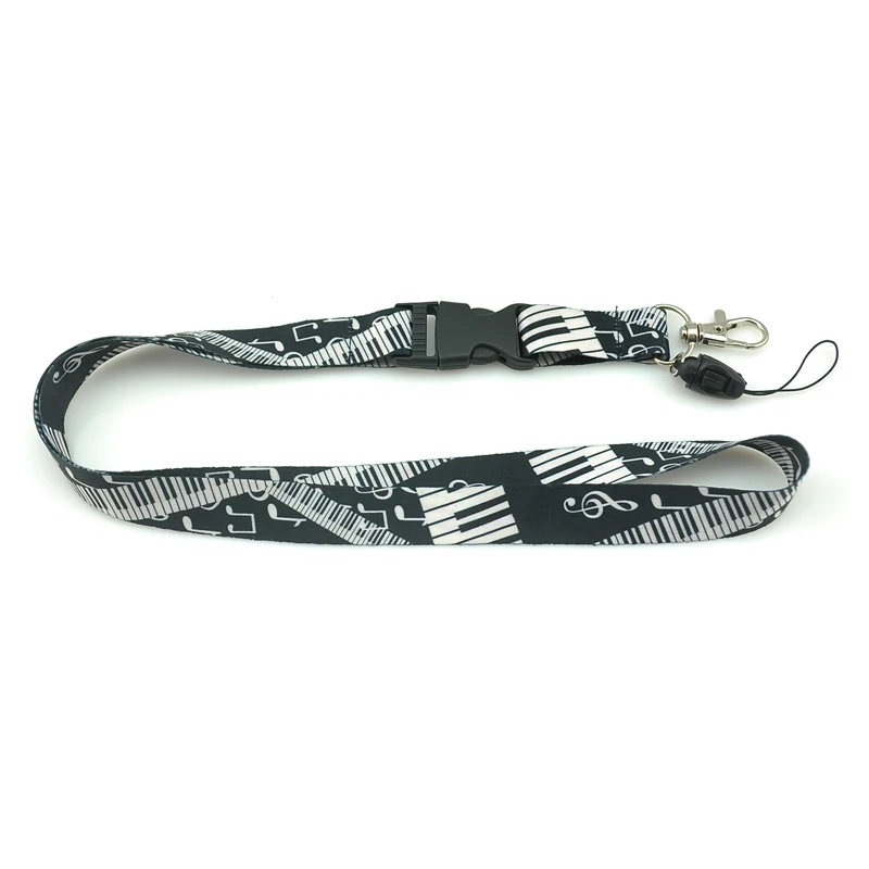 Новый &quotфортепианная доска для ключей с нотой&quot шейный ремень из полиэстера