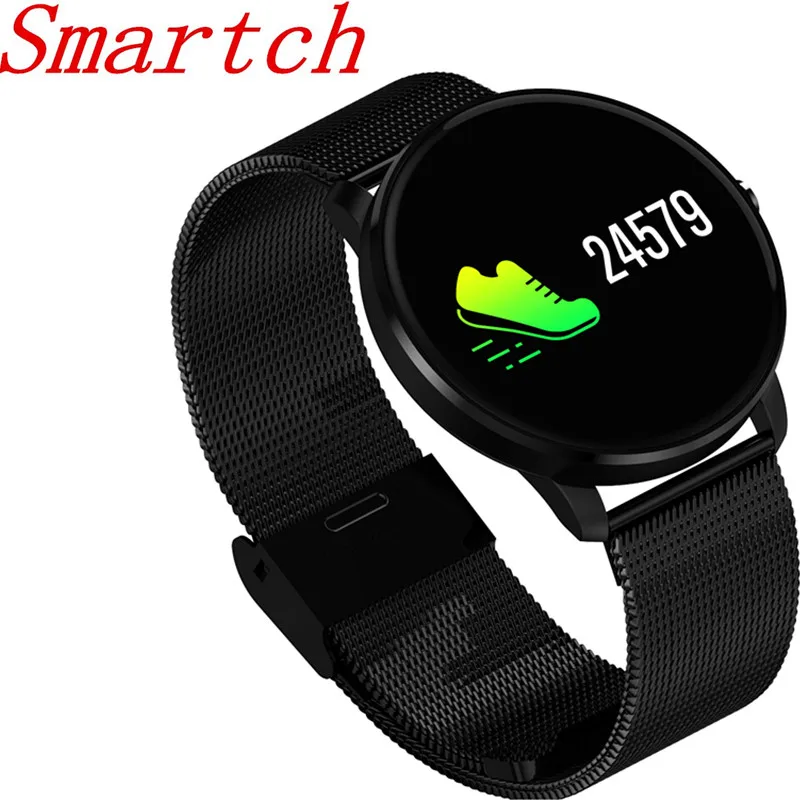 Smartch CF007s Smart Bracelet Colorful Screen Heart Rate Monitor Blood Pressure SMS Notification Sport Tracker | Электроника