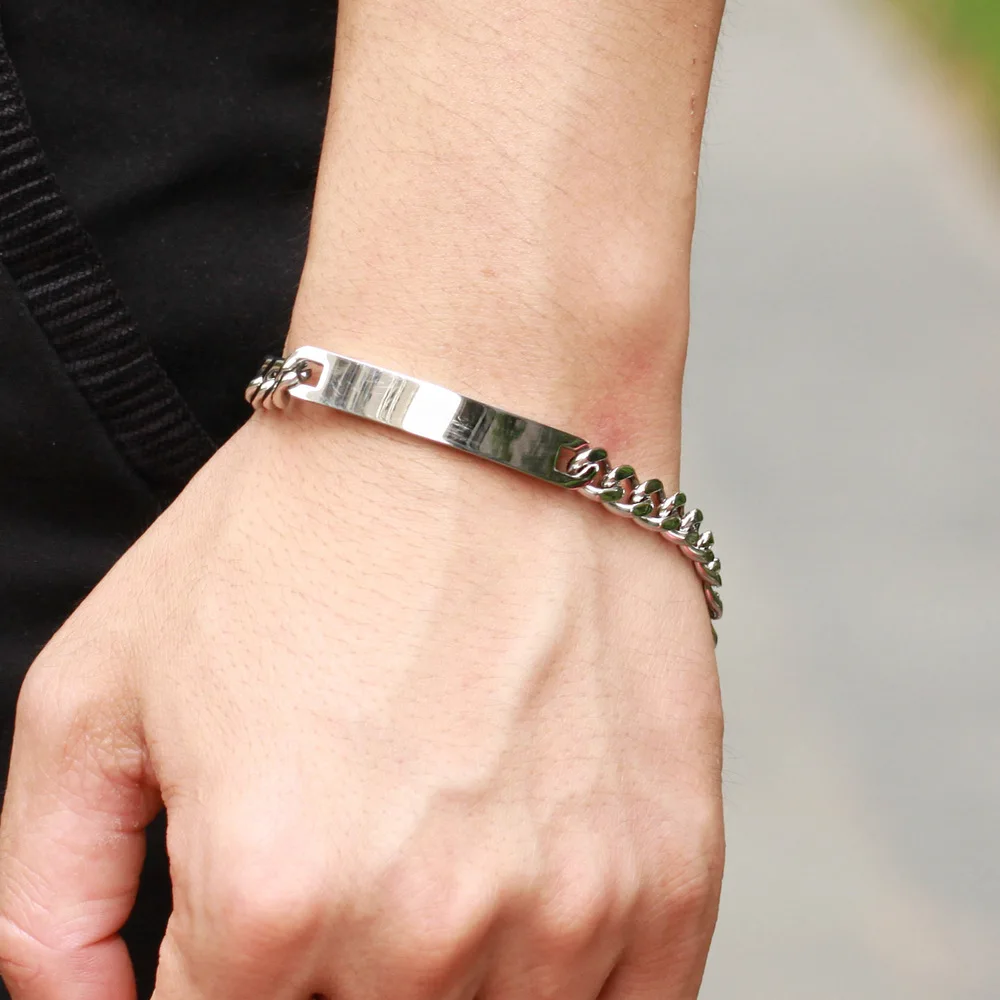 Top Quality 316L Stainless Steel Couple Link Chain Bracelet Never Fade Punk Style Hot sell GS604 | Украшения и аксессуары