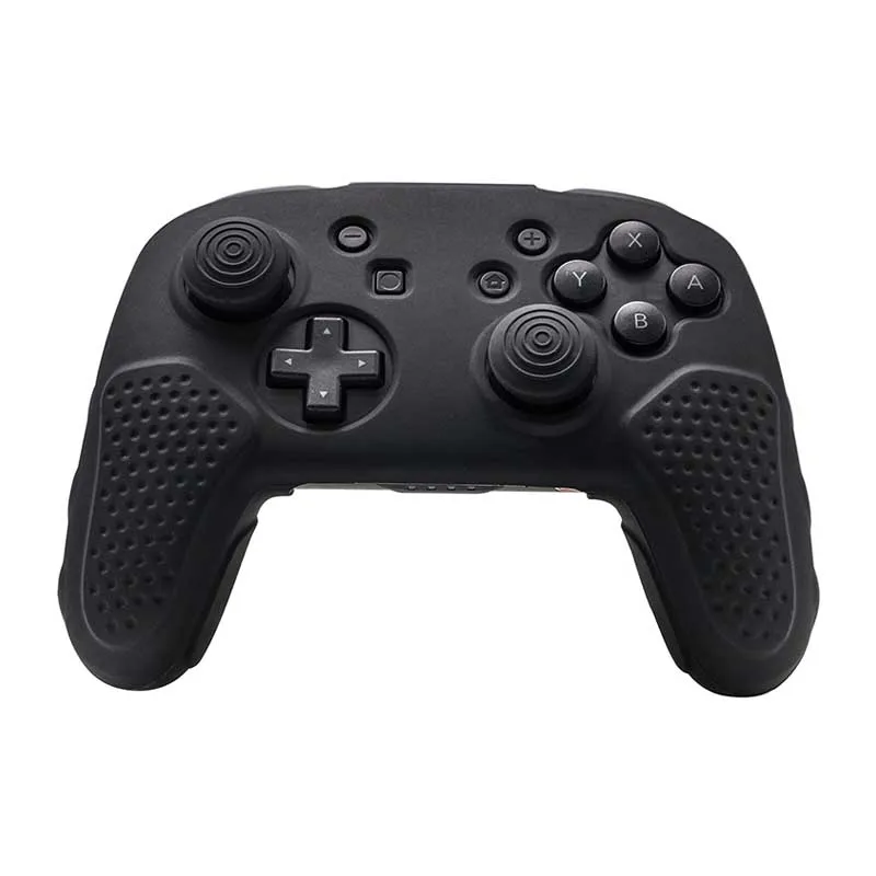 Силиконовый чехол для Nintendo Switch Pro нескользящий мягкий контроллер с 8 крышками