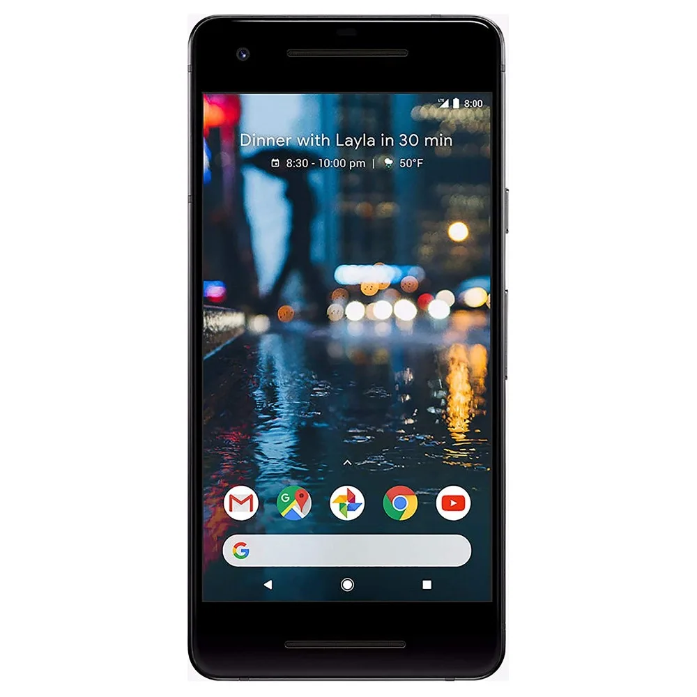 Для Google Pixel 2(версия ЕС 4 Гб Оперативная память 64 Гб 128 Гб Смартфон 5,0 ''Snapdragon 835 Octa Core 2700 мАч отпечатков пальцев 4 аппарат не привязан к оператору сотовой связи для мобильного телефона