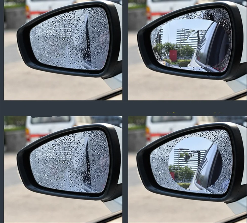 2 шт. зеркало заднего вида с защитой от дождя пленка Обувь из водонепроницаемого