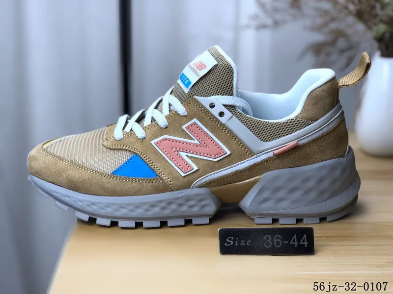 Оранжевый New Balance NB574 три модели, мужские и женские кроссовки, Ретро стиль, повседневная обувь, спортивная обувь для отдыха и бега, 36-44 - Цвет: Оранжевый