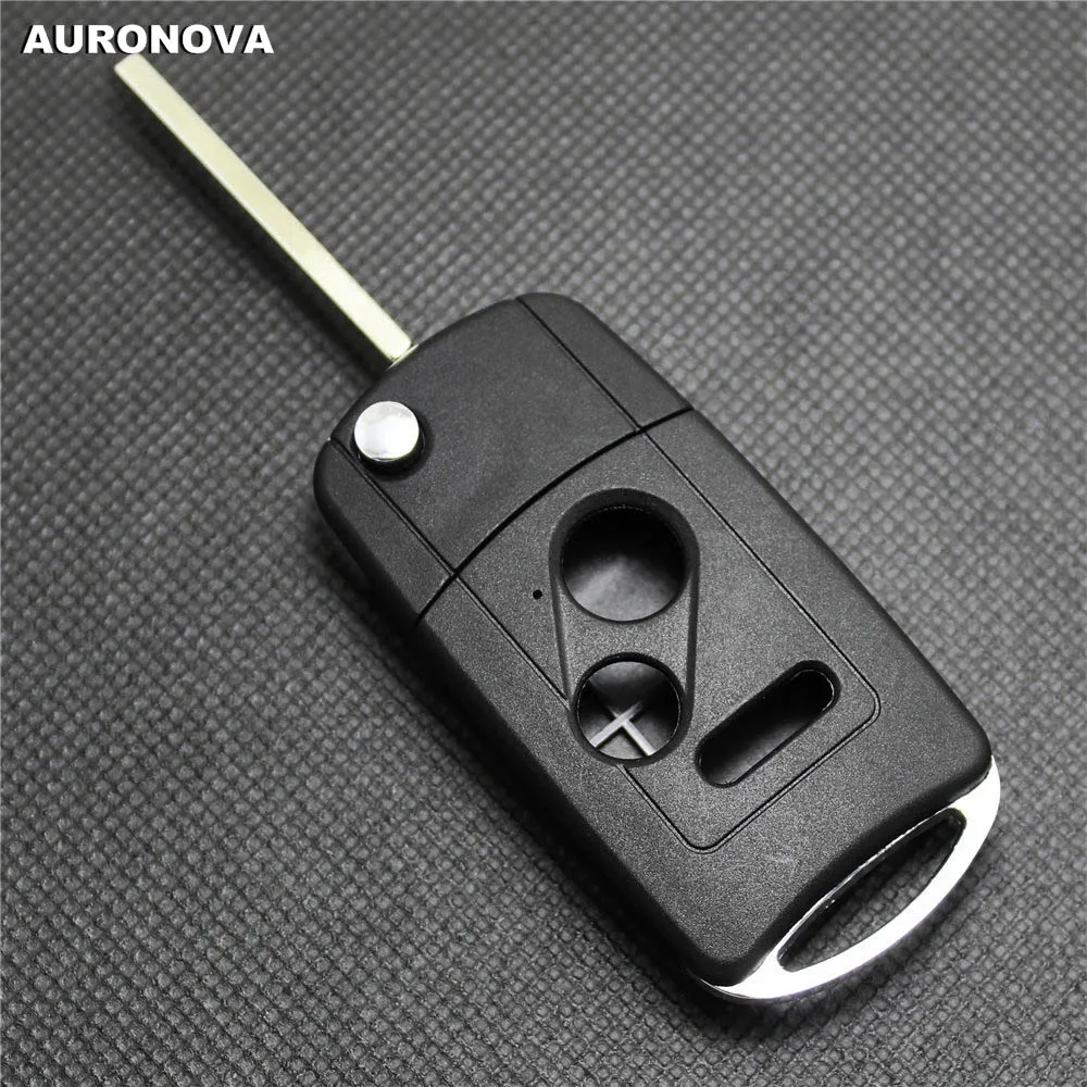 AURONOVA новый обновленный складной чехол для ключа HONDA Fit Accord Civic City Crv 2 + 1 кнопочный