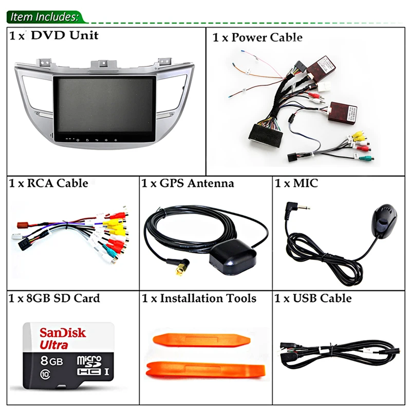 Octa core 2 DIN 10.1 &quotAndroid 6.0 автомобиль Радио DVD GPS для Hyundai ix35 Tucson 2015 2016 с ГБ Оперативная
