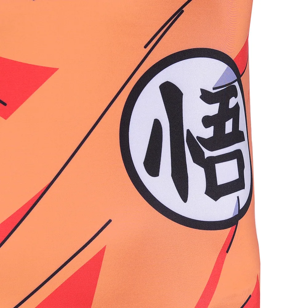Новая модная футболка с драконом и мячом Saiyan Goku Мужская облегающая