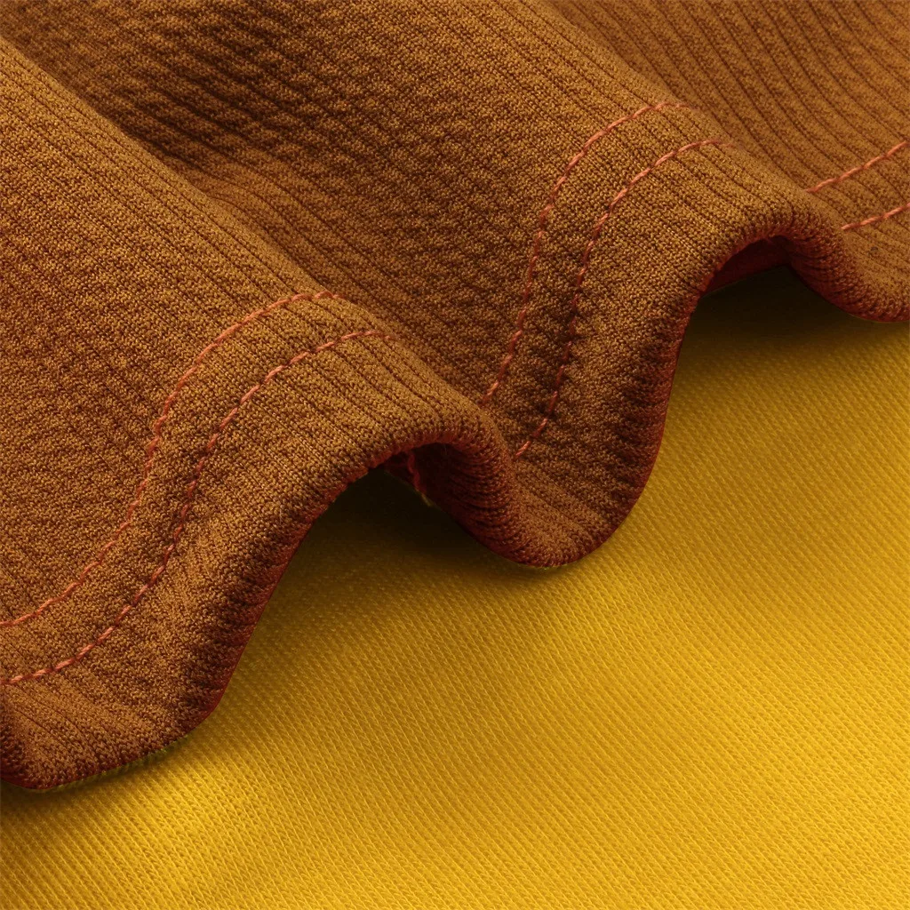 Женская блузка с круглым вырезом KLV свободная длинным рукавом большие размеры 2 19