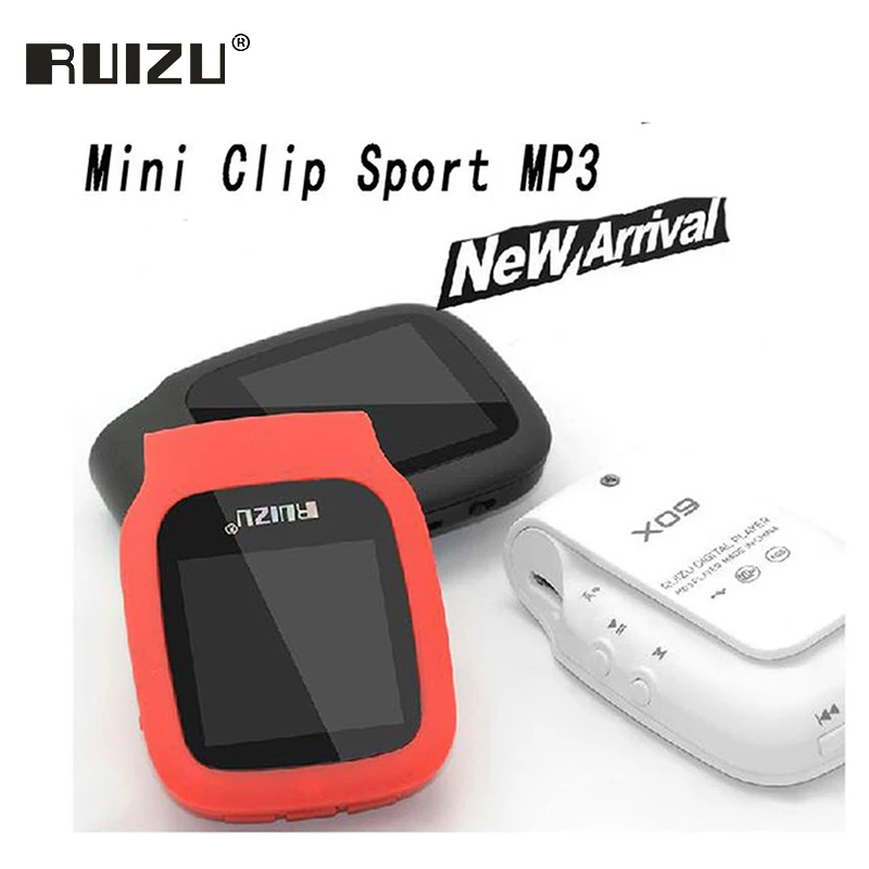 RUIZU X09 Flac бег Hifi Цифровой Спорт Аудио экран Mp 3 пробежка Мини Клип Музыка Mp3 плеер 4