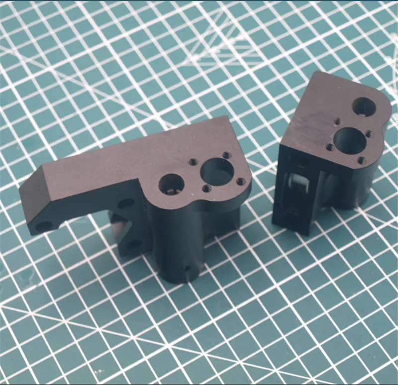 

1 комплект Prusa i3 алюминиевые металлические детали для оси X направляющий правый/левый комплект крепления X-каретки/направляющий комплект кре...