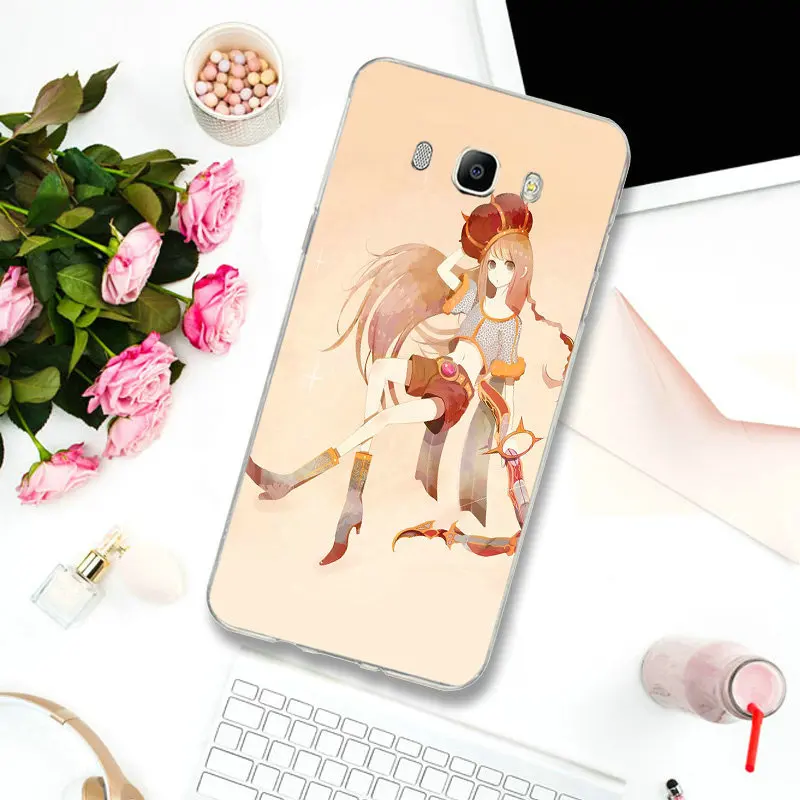 Милые мягкие тонкие чехлы из ТПУ для девочек с аниме Samsung S2 S3 S4 S5 Mini S6 S7 Edge S8 S9 S10 Plus