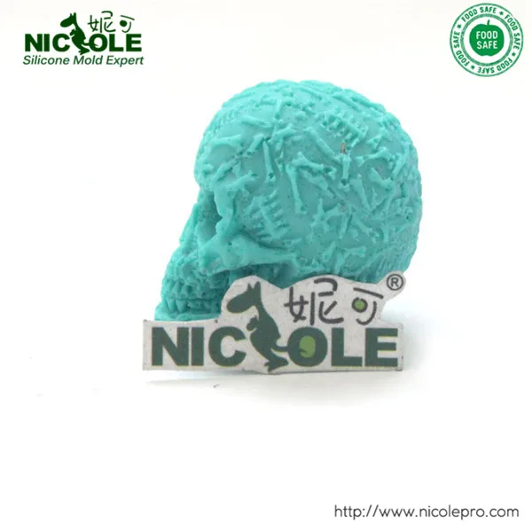 Силиконовая форма для мыла в форме черепа глина рукоделия шоколада|chocolate mould|skull