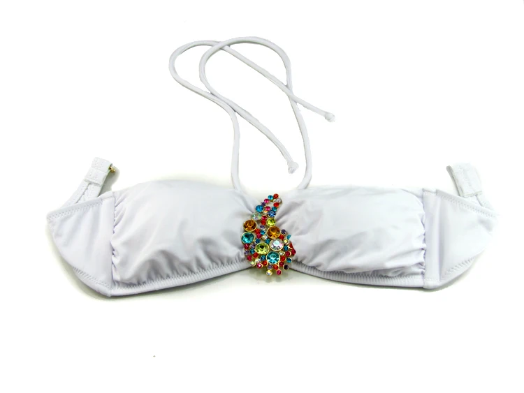 2014 Fashion Victoria Brazilian Bikini Rhinestone Accessories 2 Pcs Swimwear Set For Women's Beautiful Underwire Bra Swimsuit|accessories