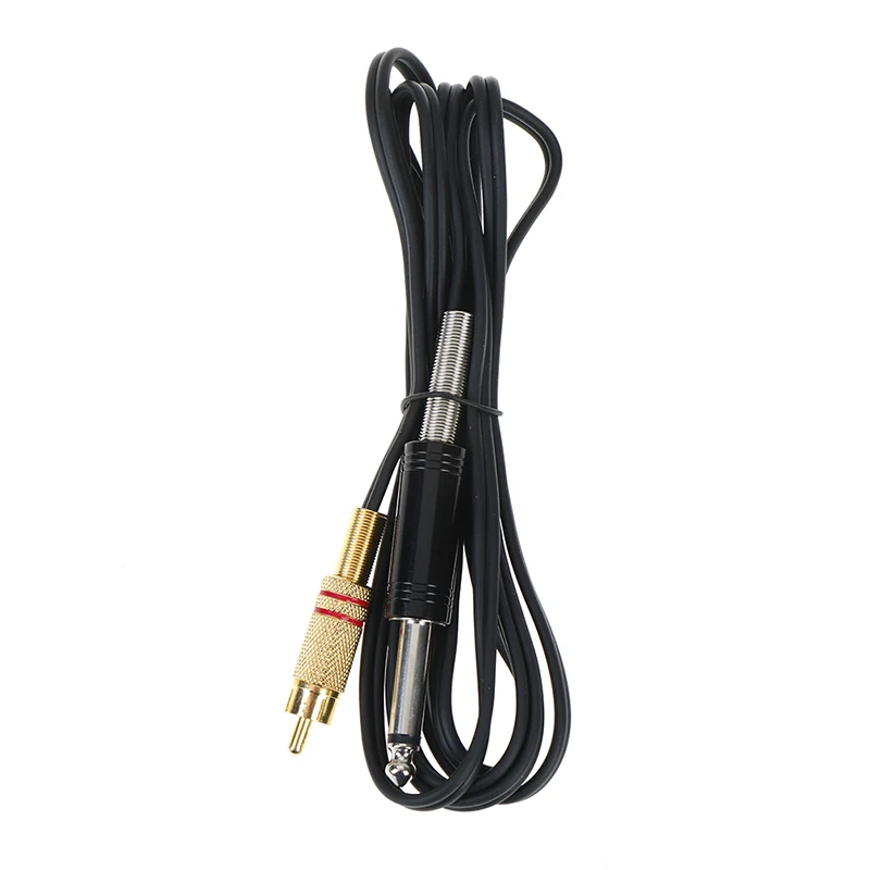6 футов RCA силиконовый шнур черный резиновый для татуировочной машинки