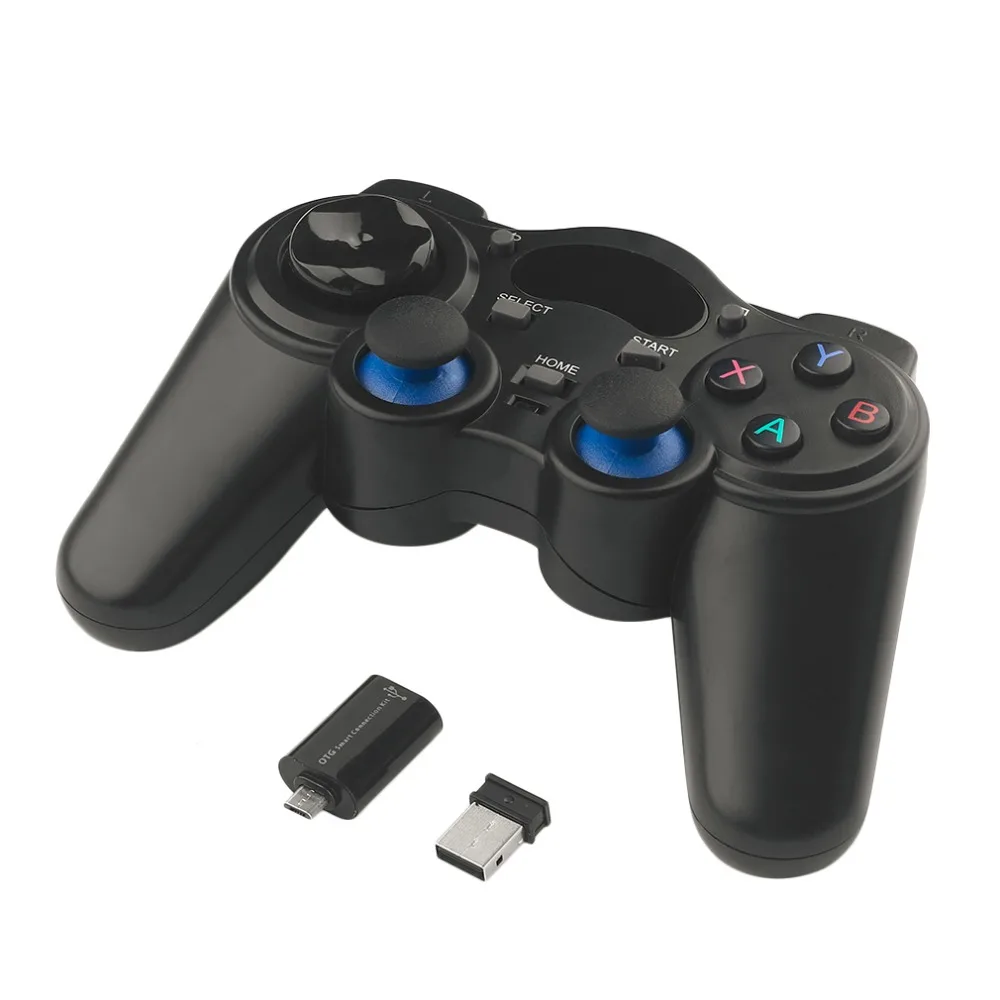 2 4 ГГц беспроводной геймпад Joypad контроллер джойстик с OTG конвертером для Windows 8/7/XP