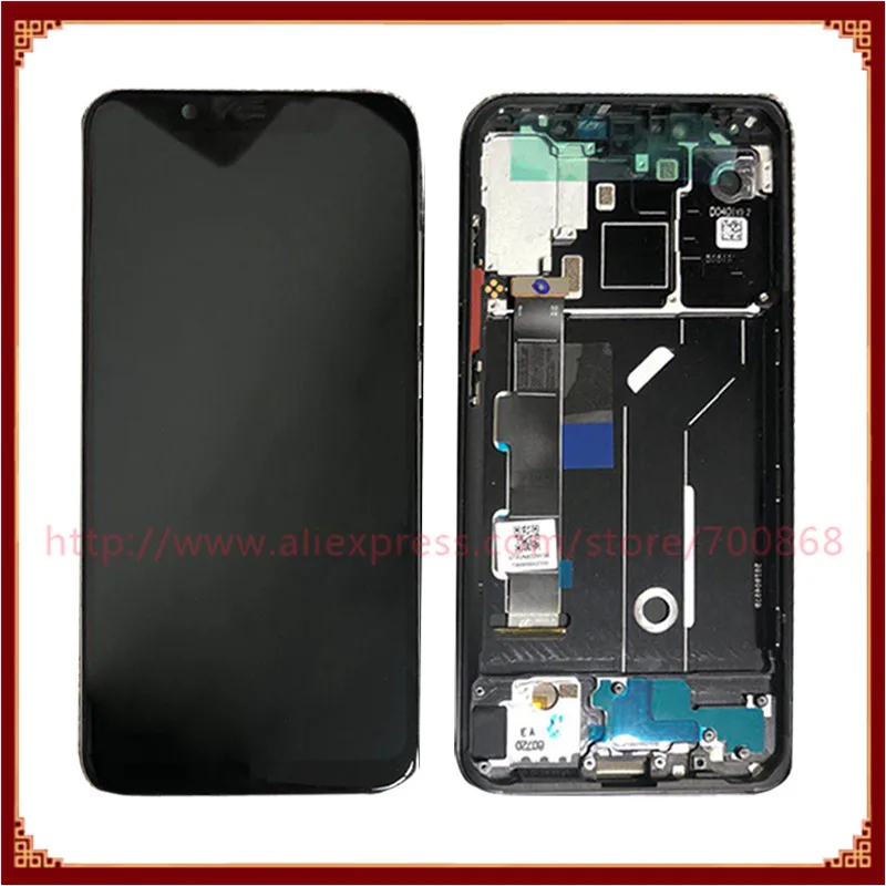 Белый черный для Xiaomi Mi8 сборка ЖКД с сенсорным экраном Стекло Панель рамкой и без